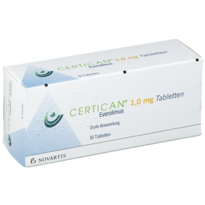 CERTICAN 1 MG ( EVEROLIMUS ) 60 TABLETS
