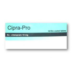 CIPRAPRO 10 MG ( ESCITALOPRAM ) 10 FILM-COATED TABLETS