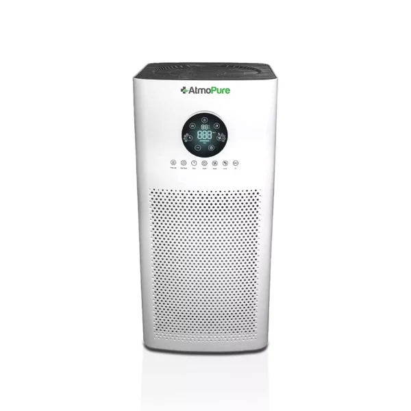 AtmoPure 630 sq ft Medical Grade HEPA 14 Air Purifier White- KJ55A