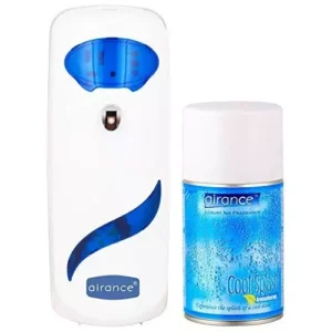 Airance A7 Automatic Air Freshener Dispenser With 250 ml Cool Splash Fragrance Refill- Spray (Pack of 2)
