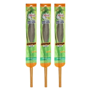 Mazic Orange 108 cm Plastic Broom Stick (Pack of 3)