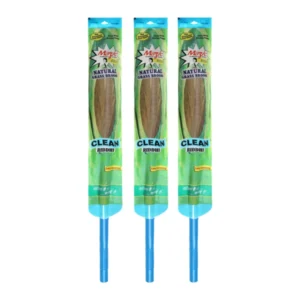 Mazic Blue 108 cm Plastic Broom Stick (Pack of 3)