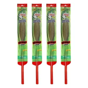Mazic Red 108 cm Plastic Broom Stick (Pack of 4)