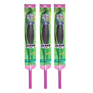 Mazic Pink 108 cm Plastic Broom Stick (Pack of 3)