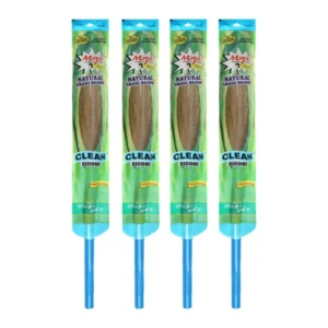 Mazic Blue 108 cm Plastic Broom Stick (Pack of 4)