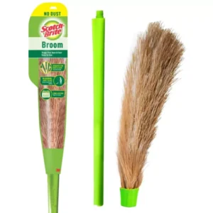 3M 44.5 inch Green Plastic Broom