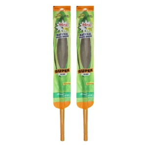 Mazic Orange 108 cm Plastic Broom Stick (Pack of 2)