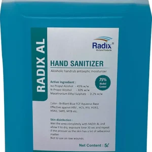 Acuro Radix Al : 75% Iso Propyl Alcohol Based Hand Rub/Sanitiser (5 Ltr)