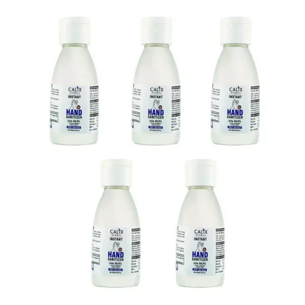 CALIX HERBAL 100 ml Each Herbal Hand Sanitizer CHHS002 (Pack of 5)