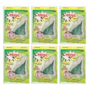 Mazic Green Floor Cloth Pochha Cleaning Cloth with Hi-Tech Polyethylene Scrub Corner- Green (Pack of 6)