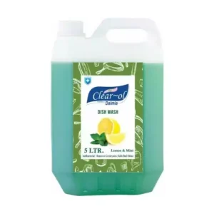 Clear-ol 5 L Lemon & Mint Fragrance Dishwash Liquid Gel 1 Can