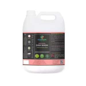 BEEGREEN 5 L Natural Citrus Blend Fragrance Dish Wash Liquid Soap, BG026