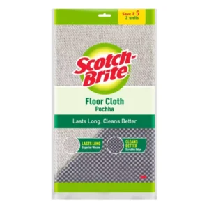 3M Scotch-Brite Floor Cleaning Cloth - Set of 2 Pcs (Pack of 3)