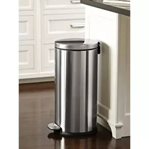 Implemental ?11 L Chrome ?Steel Pedal Dustbin