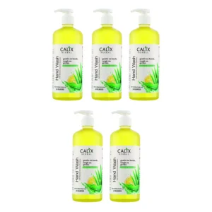 CALIX HERBAL 500 ml Each Lemon Hand Wash CHHW002 (Pack of 5)