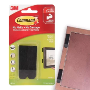 3M Command Black Picture Hanging Strips