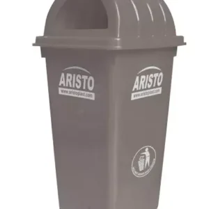 ARISTO 120 L Grey Plastic Dome Lid Dustbin