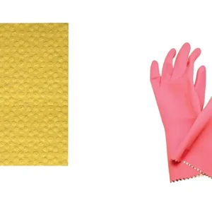 3M Scotch-Brite 1 Pair Kitchen Gloves & Set of 3 Wipe Combo
