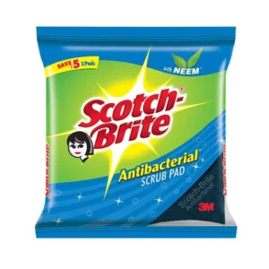 3M Scotch Brite Antibacterial Scrub Pad 2.75x4 Inch