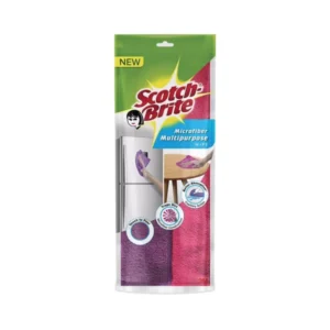 3M Scotch-Brite Microfiber Multipurpose Wipe 2s pack