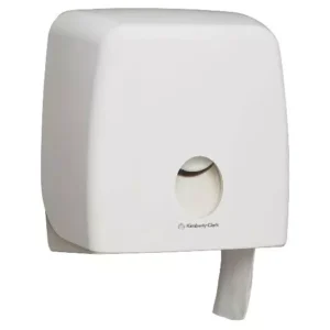 Kimberly-Clark Aquarius Jumbo Toilet Roll Dispenser 70260 - 1 X White JRT Toilet Roll Dispenser