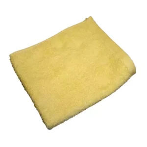AS ONE 340?400 mm 100% Cotton Yellow EBM Mufan Antibacterial Wash Towel, 8324340