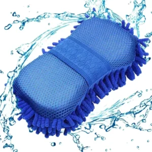 Kortex 20x10 cm Blue Car Washer Sponge Pack of 10 Pcs
