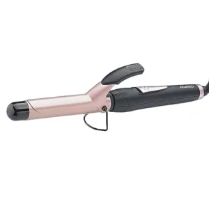 Agaro Ceramic Tourmaline Barrel Hair Curler Black & Rose Gold