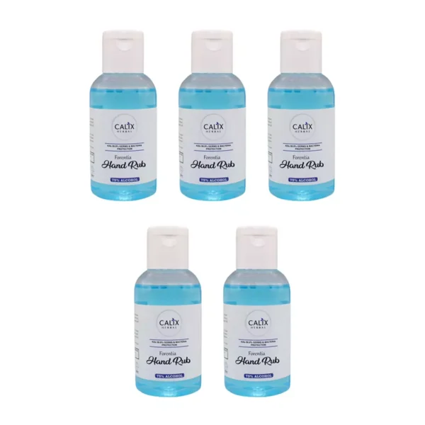 CALIX HERBAL 60 ml Each Lemon Hand Rub CHHR001 (Pack of 5)