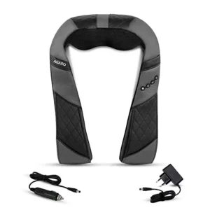 Agaro Elite Electric Shiatsu Neck And Back Pillow Massager with Lukewarm Heating