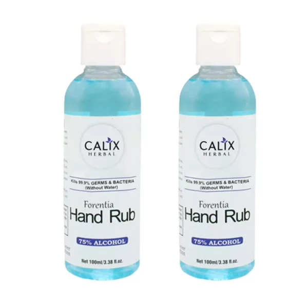 CALIX HERBAL 100 ml Each Lemon Hand Rub CHHR002 (Pack of 2)