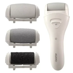 Agaro Callus Head Roller For Hard Skin, Cracked Heels, Rough Skin And Dry Dead Skin White, 33528