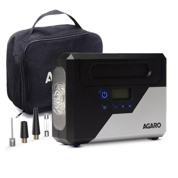 Agaro Force Digital Black Tyre Inflator, 33401