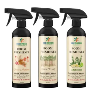 BEEGREEN 500 ml Lemon Fresh, Forest Woody, Sweet Autumn Liquid Room Fresheners Kit (Pack of 3)