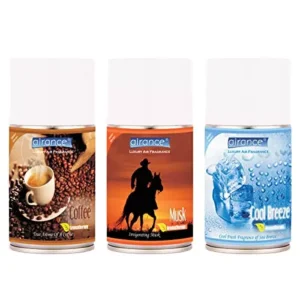Airance 250 ml Each Coffee, Musk & Cool Breeze Spray Air Freshener Automatic Spray (Pack of 3)