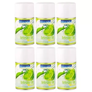 Airance 250 ml Each Refreshing Lime Fragrance Air Freshner Refill Perfume Spray (Pack of 6)