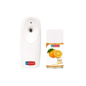 Airdscent Automatic Air Freshener & Refill With Orange Fragrance 250 ml (Pack of 2)