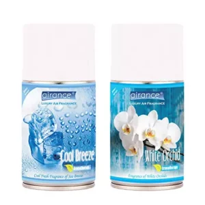 Airance 250 ml Each Cool Breeze & White Orchid Spray Air Freshener Automatic Spray (Pack of 2)