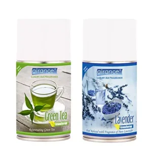 Airance 250 ml Each Green Tea & Lavender Spray Air Freshener Automatic Spray (Pack of 2)