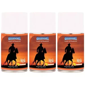 Airance 250 ml Each Musk Fragrance Automatic Room Freshener Refill Perfume Spray (Pack of 3)