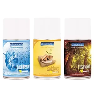 Airance 250 ml Each Cool Breeze, Sadal Wood & Cedarwood Spray Air Freshener Automatic Spray (Pack of 3)