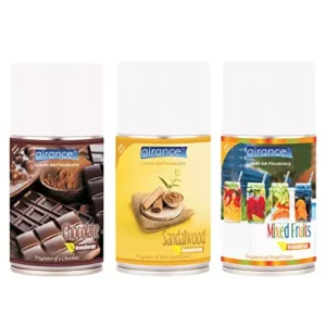 Airance 250 ml Each Chocolate, Sandal Wood & Mixed Fruit Spray Air Freshener Automatic Spray (Pack of 3)