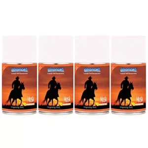 Airance 250 ml Each Musk Fragrance Automatic Room Freshener Refill Perfume Spray (Pack of 4)