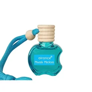Airance 9 ml Musk Melon Fragrance Apple Shape Hanging Aroma Diffuser Car Air Freshener