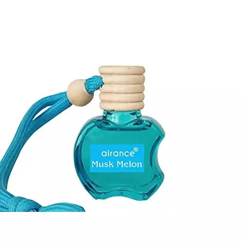 Airance 9 ml Musk Melon Fragrance Apple Shape Hanging Aroma Diffuser Car Air Freshener