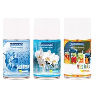 Airance 250 ml Each Cool Breeze, White Orchid & Mixed Fruit Spray Air Freshener Automatic Spray (Pack of 3)