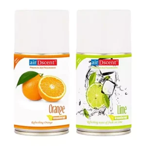 AirDscent 250 ml Each Refreshing Lime & Orange Spray Air Freshener Refill (Pack of 2)