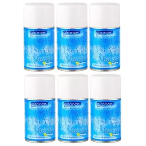 Airance 250 ml Each Cool Splash Fragrance Automatic Room Freshener Perfume Spray Aroma Refill (Pack of 6)