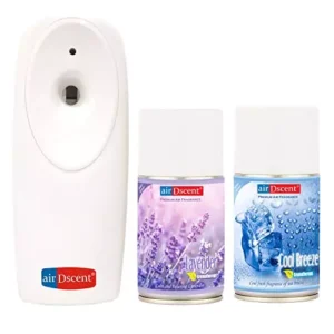 Airdscent Automatic Air Freshener & Refill With Lavender & Cool Breeze Fragrance 250 ml Each (Pack of 3)