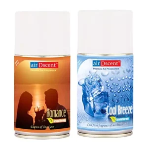 AirDscent 250 ml Each Cool Breeze & Romance Spray Air Freshener Refill (Pack of 2)